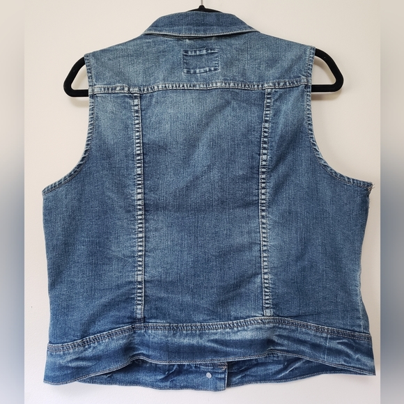 Denim Vest Ladies LG - Picture 2 of 6